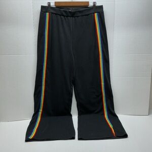 Small  Pants Rainbow Color Sides Tracy Anderson G.I.L.I  FRENCH TERRY WAIST 30"